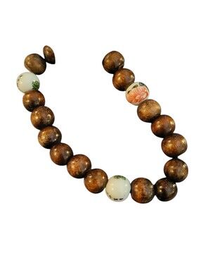 Wood Bead Stretch Bracelet